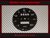 Speedometer Disc for MG Midget Smiths Ø75 mm 100...