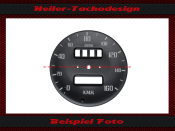 Speedometer Disc for MG Midget Smiths Ø75 mm 100...