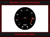 Speedometer dial tachometer Triumph TR5 TR6 scale-1