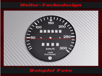 Speedometer Disc for Porsche 911 930 oder Carrera 1974 to 1989 Mph to Kmh