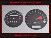 Speedometer Disc for Kawasaki Zephyr Zr550 91-96 Mph to Kmh