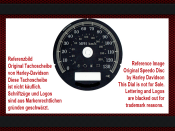 Speedometer Sticker for Harley Davidson Sportster 48 Nightster XL1200 2008 to 2013 Ø80 Mph to Kmh