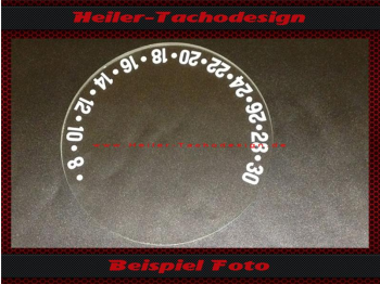 Traktormeter Speedometer Glass for Güldner G30S G45S G50S 7 to 30 Kmh