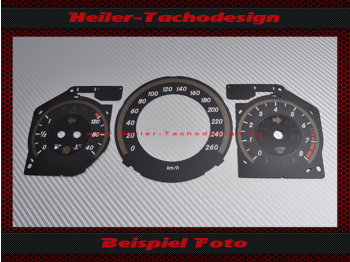 Tachoscheiben für Mercedes CLS 550 W218 Modell 2012 Benzin Facelift 160 Mph zu 260 Kmh