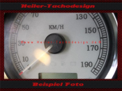 Speedometer Disc for Harley Davidson Road Glide FLTR FLTRI 2007 to 2013 Ø80 Mph to Kmh