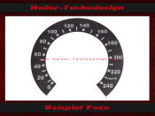 Speedometer Sticker for Triumph Bonneville T140V 1973 Mph...