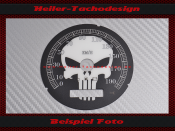 Speedometer Disc for Harley Davidson Softail Rocker FXCWC to 2008 Ø80 Mph to Kmh