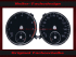Tachoscheibe für VW Scirocco 3 Benzin Mph zu Kmh