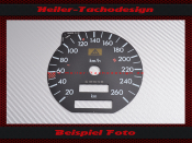 Tachoscheibe für Mercedes SL W129 R129 - 2