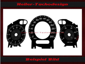 Speedometer Discs for Mercedes W211 E Class W209 CLK W219 CLS E350 Diesel 160 Mph to 260 Kmh