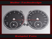 Speedometer Disc VW Jetta ab 2011 Facelift MPH to KMH