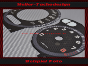Speedometer Discs for Mercedes W209 CLK 63 AMG 200 Mph to 320 Kmh