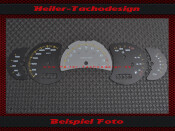 Tachoscheibe Porsche Carrera GT 911 996 Facelift Mph zu Kmh