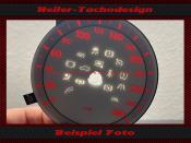 Speedometer Disc for VW Jetta 2012 to 2014 without TankTemp Diesel Mph to Kmh