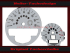 Speedometer Discs for Mini R56 R60 JCW John Cooper Works Design GP 160 Mph to 260 Kmh