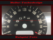 Speedometer Disc for Mini R50 JCW John Cooper Works Design GP 150 Mph to 250 Kmh Symbole - 1 approx.Ø15cm