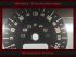 Tachoscheiben für Mini R50 JCW John Cooper Works Design GP 150 Mph zu 250 Kmh Symbole - 1 ca.Ø15cm