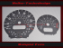 Tachoscheiben für Mini R50 JCW John Cooper Works Design GP 150 Mph zu 250 Kmh Symbole - 1 ca.Ø15cm
