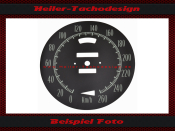 Speedo Sticker Chevrolet Corvette C3 1968 to 1977 Mph to Kmh
