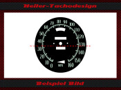 Speedo Sticker Chevrolet Corvette C3 1968 to 1977 Mph to Kmh