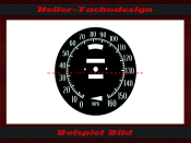 Tacho sticker Chevrolet Corvette C3 Mph to Kmh 1968 - 1977