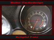 Tachometer dial sticker for Chevrolet Corvette C3 1968 to 1977 from 6300 rpm