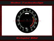 Tachometer Sticker for Chevrolet Corvette C3 from 5,0...