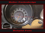 Tachometer dial sticker for Chevrolet Corvette C3 1968 to 1977 from 5300 rpm
