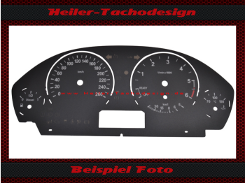 Speedometer Disc for BMW F30 F31 F32 F33 F34 pre Facelift 160 Mph to 260 Kmh 6000 RPM with km/l