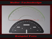 Tachoscheibe Chevrolet Corvette C1 Mph zu Kmh 1958 bis 1962