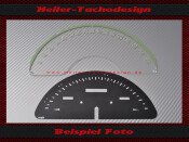 Tachoscheibe Chevrolet Corvette C1 Mph zu Kmh 1958 bis 1962