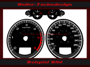Tachoscheibe f&uuml;r Audi A3 8 PA Diesel Mph zu Kmh