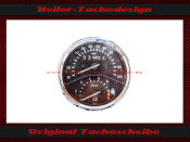 Speedometer Sticker for BMW R75 R755 1972 120 Mph to 200 Kmh