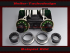 2 Stück Klima Skalen für Mercedes SL R230 SLR SL 500 SL 55 SL 63 SL 65 AMG