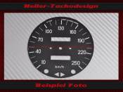 Gauge face Fiat Dino Spider or Dino Coupe