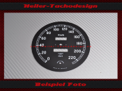 Speedometer Disc for Jaguar MK4 XK 120 XK 140 140 Mph to...