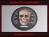 Tachoscheibe für Harley Davidson Fat Boy FLSTF 2004 bis 2009 Ø100 Mph zu Kmh