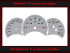 Speedometer Discs for Porsche Boxster S 986 Switch before Facelift 180 Mph to 300 Kmh