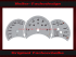 Speedometer Disc for Porsche Boxster S 986 Tiptronic before Facelift 180 Mph to 300 Kmh
