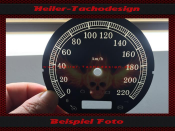 Speedometer Disc for Harley Davidson Road King FLHRC 2011 Ø100