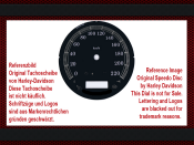 Speedometer Disc for Harley Davidson Road King FLHRC 2011 Ø100