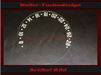 Tacho Glas Traktormeter für Güldner G30S G45S G50S 7 bis 29 Kmh