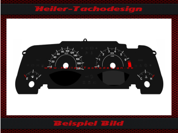 Speedometer Disc for Jeep Patriot Model 2012 1 Display 120 Mph to 200 Kmh
