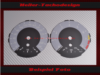 Speedometer Discs for BMW E81 E82 E84 E87 E88 1er M Design 280 Kmh 8000 RPM