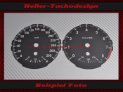 Speedometer Discs for BMW E81 E82 E84 E87 E88 1er 280 Kmh...