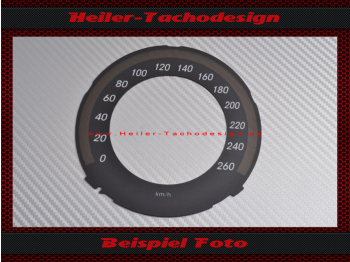 only Speedometer Disc for Mercedes W212 W207 E Class Facelift 160 Mph to 260 Kmh