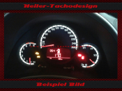 Tachoscheibe für VW Beetle Benzin Modell 2013 2014 160 Mph zu 260 Kmh