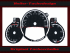 Speedometer dials for VW Beetle petrol 2014 160 Mph to 260 Kmh 8000 RPM