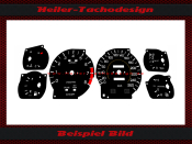 Speedometer Disc Toyota Supra MK3 MPH to KMH Version 2