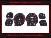 Tachoscheibe für Toyota Supra MK3 Mph zu Kmh Version 3
